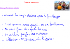 Nos représentations initiales sur les marionnettes