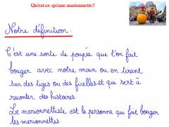 Notre définition d'une marionnette